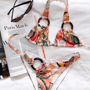 Beach Riot Tropical Floral Bikini
